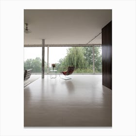 Architecture Mies Van Der Rohe Lounge Canvas Print