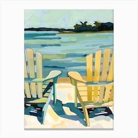 Adirondack Chairs 1 Canvas Print