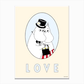 The Moomin Collection Love Canvas Print