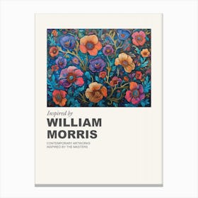 Museum Poster Inspired By William Morris 3 Canvas Print