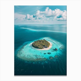 Maldives Island 3 Canvas Print