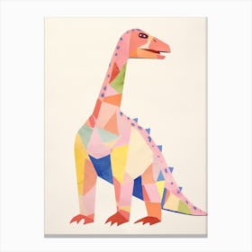 Nursery Dinosaur Art Alectrosaurus 2 Canvas Print
