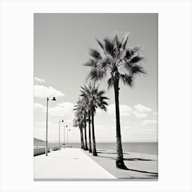 Cannes, France, Photography In Black And White 3 Canvas Print