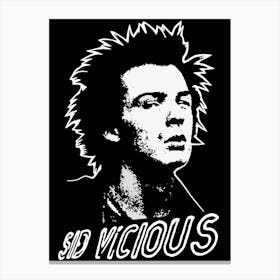 Sid Vicious sex pistols band music 1 Canvas Print