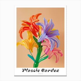 Dreamy Inflatable Flowers Poster Gloriosa Lily 2 Canvas Print