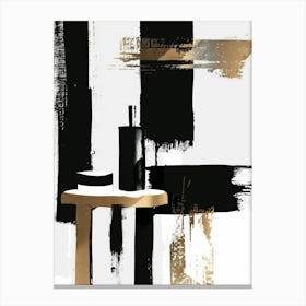 Black And Gold Canvas Print 64 Canvas Print