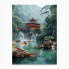 Asian Temple Canvas Print