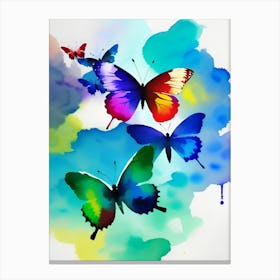 Colorful Butterflies 190 Canvas Print