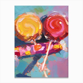 Candies Oil Painting 4 Canvas Print