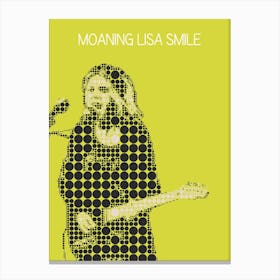 Moaning Lisa Smile Wolf Alice Canvas Print