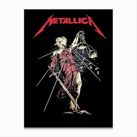 Metallichead - Justice Canvas Print