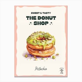 Pistachio Donut The Donut Shop 0 Canvas Print