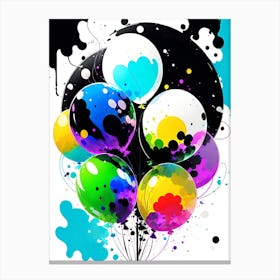Colorful Balloons 1 Canvas Print