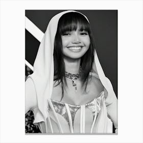 Lisa Of Blackpink Attend The 2024 Mtv Video Music Awards Canvas Print