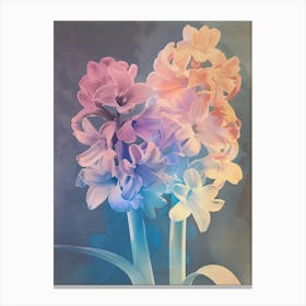 Iridescent Flower Hyacinth 2 Canvas Print