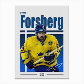 Peter Forsberg Canvas Print