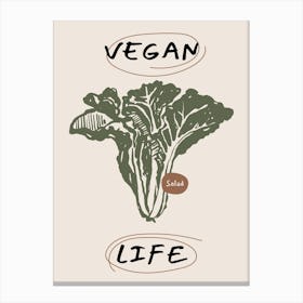 Vegan Life Canvas Print