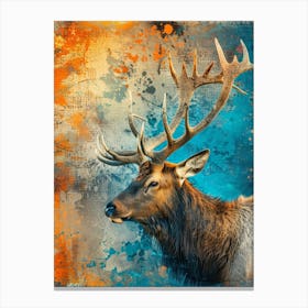 Elk Canvas Art 1 Canvas Print