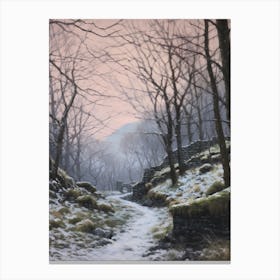 Dreamy Winter Painting Killarney National Park Ireland 1 Canvas Print
