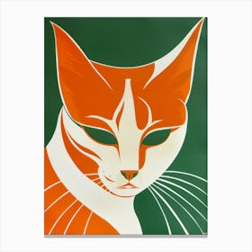 Orange Cat 2 Canvas Print