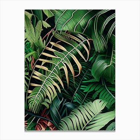 Jungle Foliage 6 Botanical Canvas Print