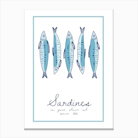 Sardines in Olive Oil Canvas Print