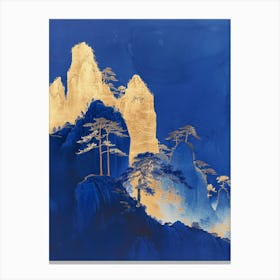 Golden Mountains Canvas Print