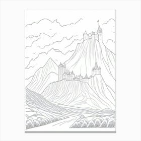 Castle On The Top Canvas Print