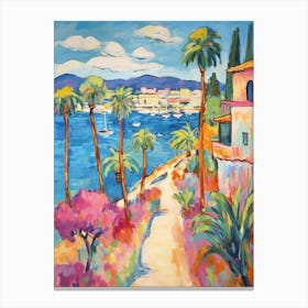 Hurghada Egypt 1 Fauvist Painting Canvas Print