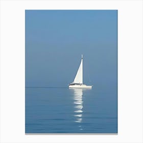 Sailboat In The Sea 6 Canvas Print