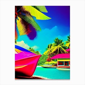Maluku Islands Indonesia Pop Art Photography Tropical Destination Canvas Print
