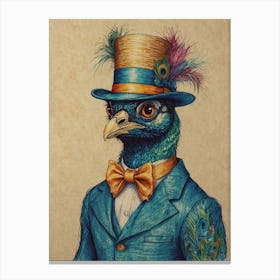 Peacock 27 Canvas Print