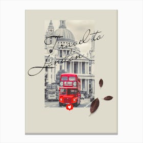London bus Canvas Print