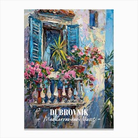 Mediterranean Views Dubrovnik 4 Canvas Print