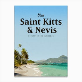 Saint Kitts And Nevis Canvas Print