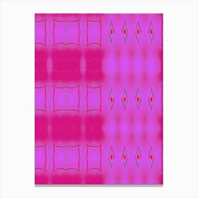 Pink Abstract Canvas Print