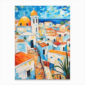 Sousse Tunisia 1 Fauvist Painting Canvas Print