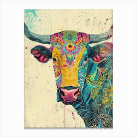Cow Print Canvas Print