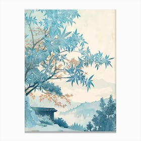 Yamanouchi Japan 3 Retro Illustration Canvas Print