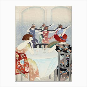 Danssalon In Het New Carlton Hotel In Shanghai (1924) By Yamamura Toyonari Canvas Print