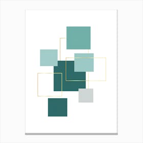 Abstract Squares Canvas Print