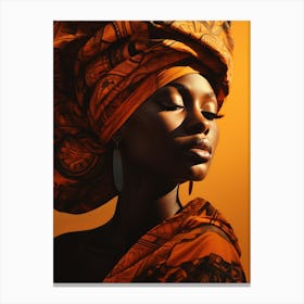 Portrait Of African Woman 23 Canvas Print
