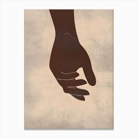 Hand Reaching Out Canvas Print