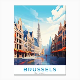 Belgium Brussels Travel 1 Canvas Print