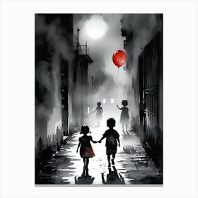 Red Balloon Canvas Print