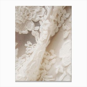 White Lace 1 Canvas Print