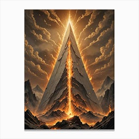 Mountain Of Fire Canvas Print