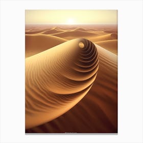 Dune Fantasy Art Canvas Print
