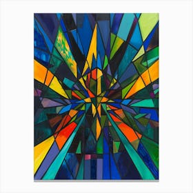 Stained Glass Canvas Print