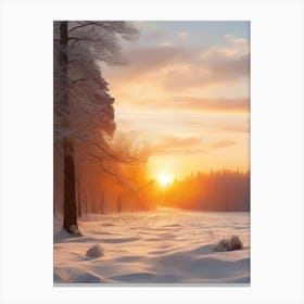 Winter Landscape 1 Canvas Print